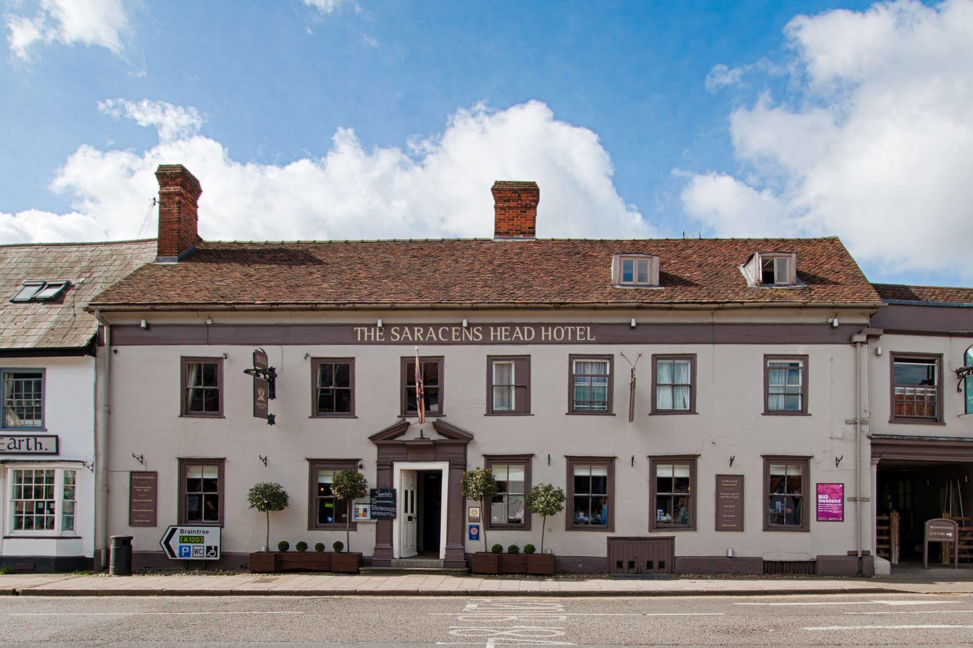 The Saracens Head Hotel Great Dunmow Kültér fotó